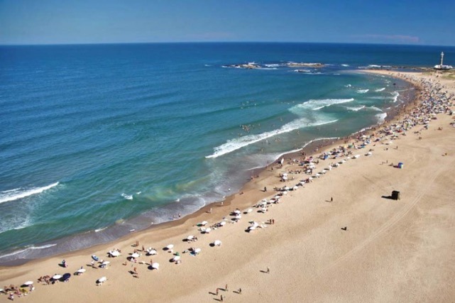Playa Brava em José Ignacio, Maldonado, Uruguai